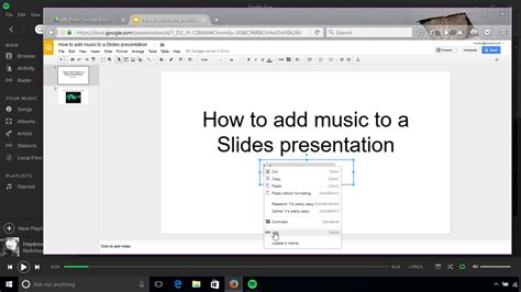 how to put music in google slides and why is it important for presentations