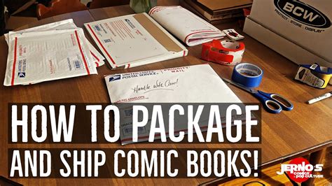 how to ship comic books with care and style